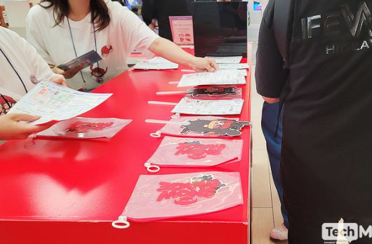 롯데월드몰에 마련된 넥슨 '던파' 팝업스토어. /사진=이소라 기자