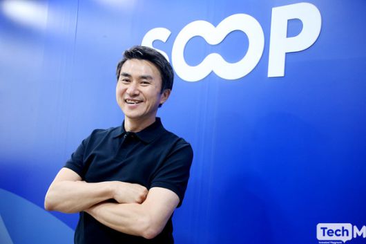 최영우 SOOP 대표가 기념사진을 촬영하고 있다. /사진=이소라 기자