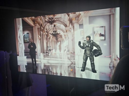 오한기 리얼타임 엔진 스튜디오 리더와 우주비행사가 한 공간에 나타난 모습 / 사진=배수현 기자