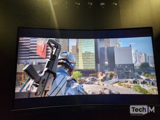 엔씨소프트 '신더시티' 시연 화면. / 사진=조성준 기자