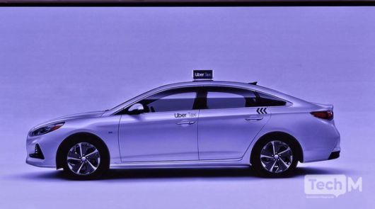 새로운 우버 택시 래핑 / 사진=배수현 기자