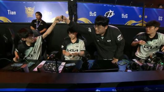 디플러스 기아/사진=중계화면