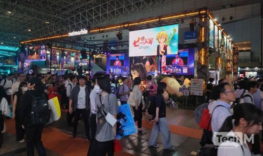 넷마블이 일본 도쿄 치바현 마쿠하리 멧세에서 개막한 \'도쿄게임쇼(TGS) 2025\'에 부스를 꾸리고 \'일곱 개의 대죄: 오리진\'과 \'몬길: 스타 다이브\'를 선보였다. / 사진=조성준 기자