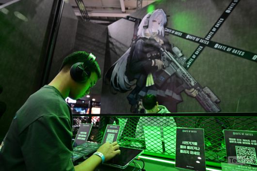 부산 벡스코에서 열린 \'지스타 2025\' 웹젠 부스 /사진=남도영 기자