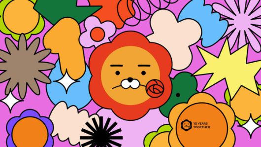 카카오의 캐릭터 '라이언'이 데뷔 10주년을 맞이했다. / 사진=카카오 제공