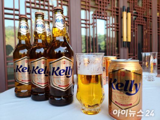 하이트진로는 내달 4일부터 신제품 '켈리'를 유통가에 출시한다. [사진=김성화 기자]