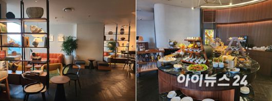 'L7 바이 롯데 웨스트레이크 하노이' 클럽라운지. [사진=구서윤 기자]