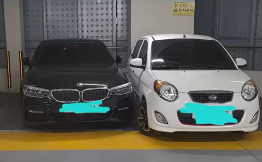 주차선을 침범한 민폐 주차 차량 운전자를 응징하기 위해 이른바 '참교육'을 했다가 폭행을 당한 피해사례가 전해져 눈살을 찌푸리게 했다. [사진=유튜브 '한문철TV']