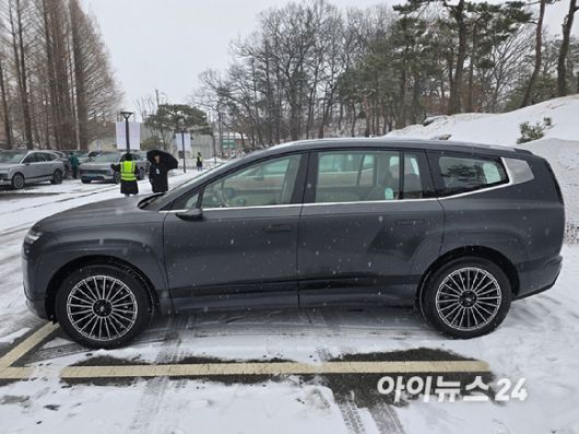 현대차 '아이오닉 9' 시승차량. [사진=김종성 기자]