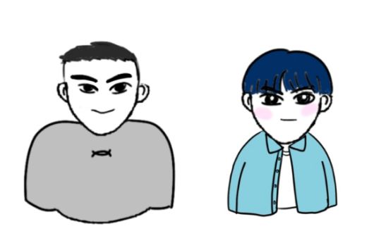 최근 온라인 커뮤니티를 중심으로 '에겐남' '테토남'이라는 신조어가 화제를 모으고 있다. 사진은 테토남(왼쪽)과 에겐남. [사진=네이버웹툰 @내쪼툰]