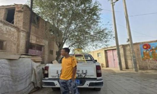 쿠차시 뒷골목 위구르족 마을. [사진=윤영선]