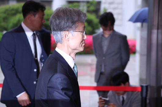 조희대 대법원장이 지난 9일 서울 서초구 대법원으로 출근하고 있다. 2025.5.9 [사진=연합뉴스]