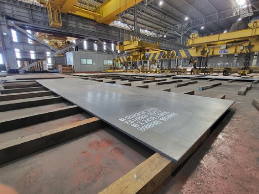 KS기준을 충족하는 동국제강 정품 후판 정척재. [사진=동국제강]