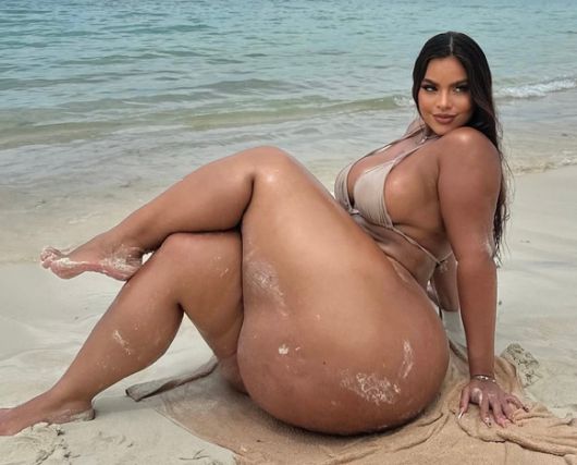 그는 과거에도 엉덩이 때문에 불편을 겪기도 했다. 그레이시 본. [사진=인스타그램 @graciebon]