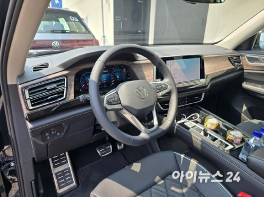 폭스바겐 '신형 아틀라스' 1열 인테리어. [사진=김종성 기자]