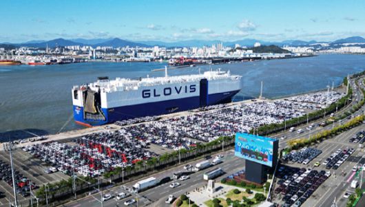 현대차 울산공장 수출 선적 부두. [사진=현대자동차그룹]