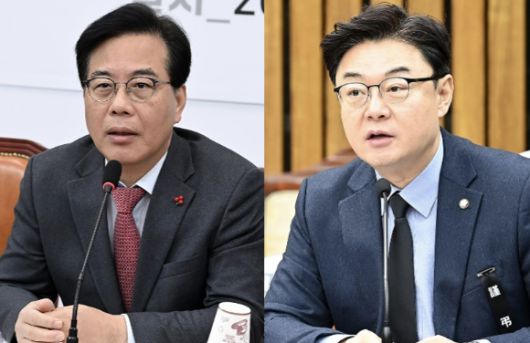 (왼쪽부터) 국민의힘 송언석, 김성원 의원 [사진=아이뉴스24DB]