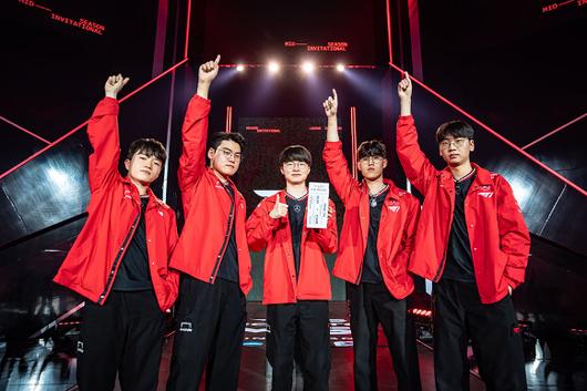 2025 LCK MSI 대표 선발전 4라운드와 최종전에서 승리한 T1. [사진=LCK]