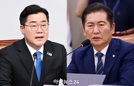 사진 왼쪽부터 박찬대정청래 민주당 의원 [사진=아이뉴스24 DB]