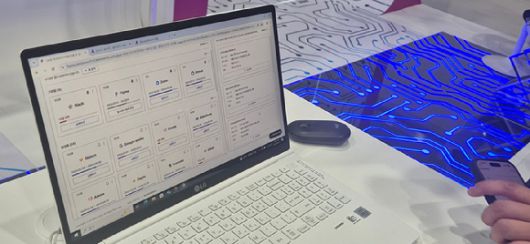 LGU+ 알파키 시연모습 [사진=서효빈 기자]