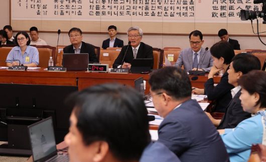 9일 국회 법제사법위원회 전체회의에서 열린 검찰개혁 법안 관련 공청회에서 참석자들이 대한 의견을 진술하고 있다. 2025.7.9 [사진=연합뉴스]