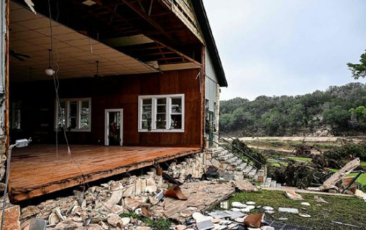 캠프 미스틱이 폭우로 피해를 입었다. [사진=AP/연합뉴스]