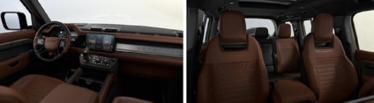 랜드로버 '올 뉴 디펜더 OCTA' 인테리어. [사진=JLR 코리아]