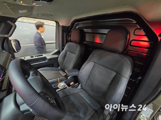 기아 'PV5' 카고 모델 인테리어. [사진=김종성 기자]