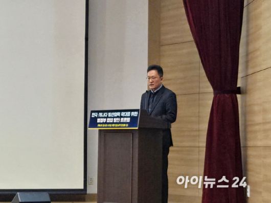 유형곤 한국국방기술학회 정책연구센터장. [사진=최란 기자]