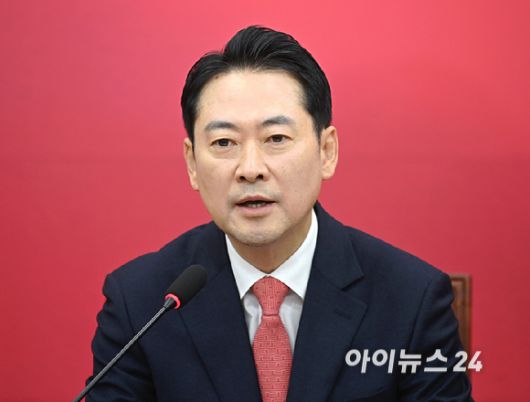 장동혁 국민의힘 대표가 12일 서울 여의도 국회에서 열린 최고위원회의에서 발언하고 있다. [사진=곽영래 기자]