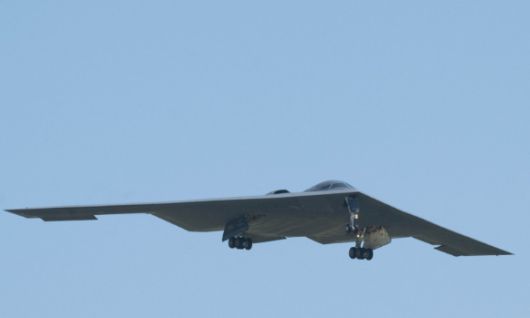 '한 밤의 망치작전'에 투입된 미국 B-2 전략폭격기. [사진=미 공군]