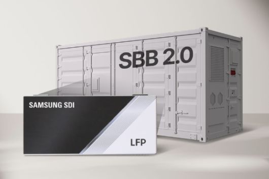 LFP 배터리가 탑재된 ESS 제품 'SBB(Samsung Battery Box). [사진=삼성SDI]