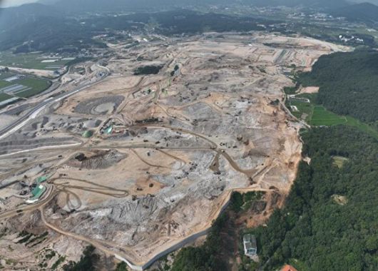 용인반도체클러스터 부지조성 공사 전경. [사진=용인특례시]