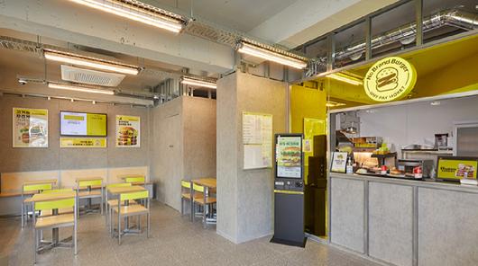 노브랜드 버거 콤팩트 매장 1호점인 건대점 전경. [사진=신세계푸드]