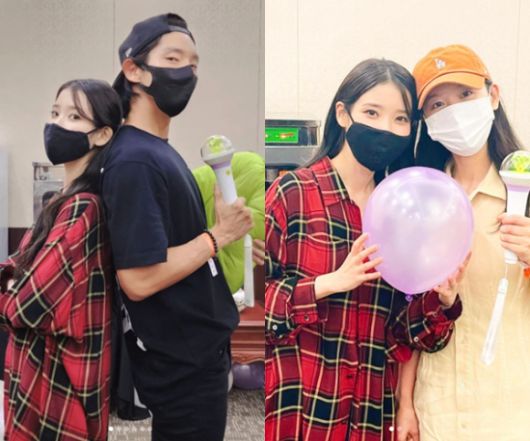 이준기와 강한나가 아이유 콘서트를 응원 관람했다. [사진=이준기, 강한나 인스타그램]