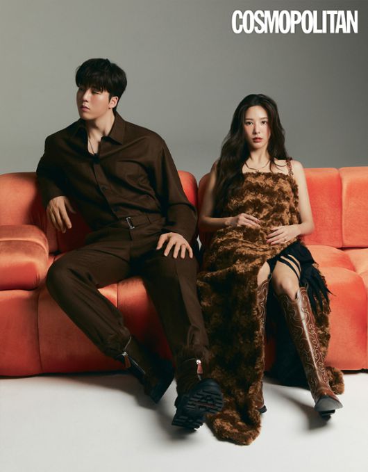 희두-나연 커플화보 [사진=코스모폴리탄]