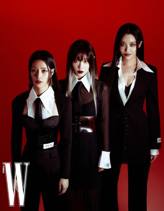 '더글로리' 임지연, 김히어라, 차주영이 화보를 촬영했다. [사진=더블유코리아]