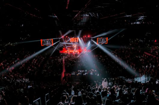 데이식스 오클랜드 콘서트 현장 이미지 갈무리 [사진=JYP엔터테인먼트]