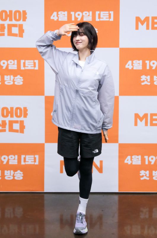 '뛰어야 산다' 제작발표회에 참석한 라붐 출신 율희 [사진=MBN ]