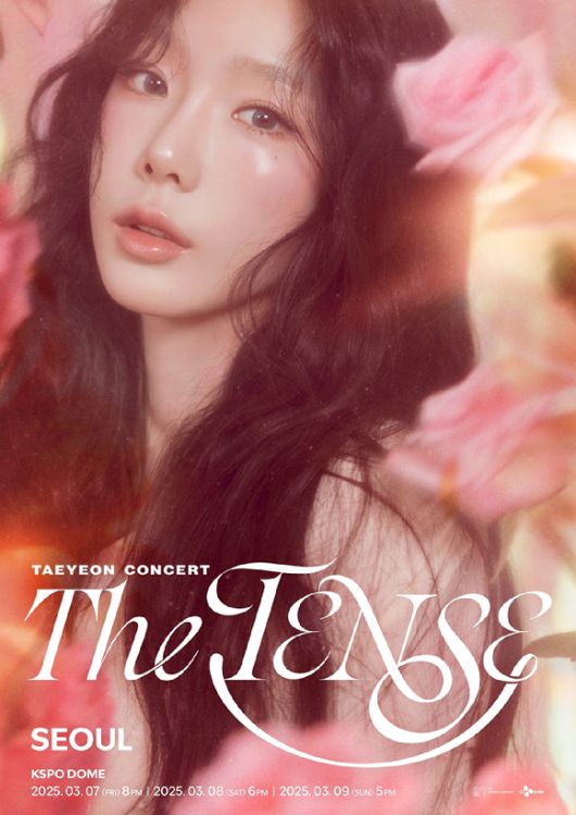 태연 여섯 번째 단독 콘서트 'The TENSE’ 포스터. [사진=SM엔터테인먼트]