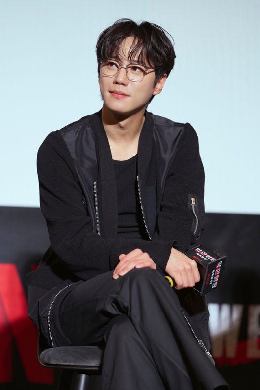 배우 이준영이 '약한영웅 홈커밍 GV'에 참석해 팬들을 만나고 있다. [사진=넷플릭스]