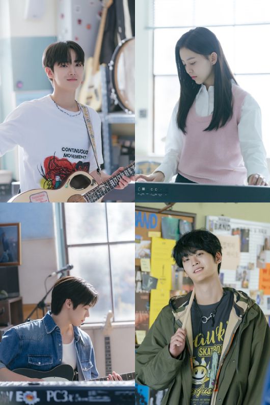 '사계의 봄' 하유준-박지후-이승협-김선민[사진=㈜FNC스토리]