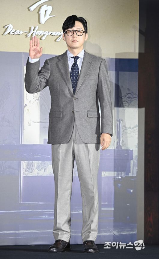 배우 박병은이 13일 서울 신도림 라마다 호텔에서 열린 넷플릭스 시리즈 '탄금' 제작발표회에서 포토타임을 갖고 있다. [사진=곽영래 기자]