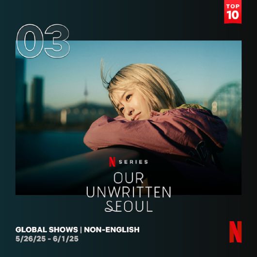 '미지의 세계'가 글로벌 3위를 차지했다. [사진=넷플릭스]