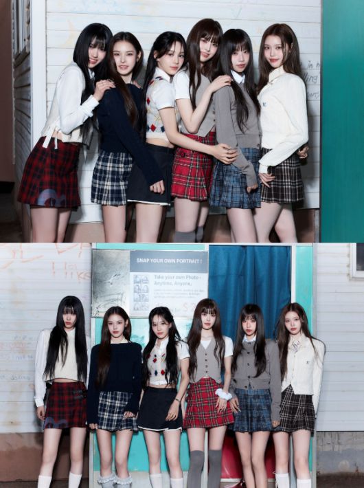 이즈나 단체 콘셉트 포토 [사진=웨이크원]