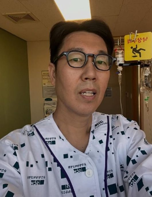 김영철이 병원에 입원했다. [사진=김영철 인스타그램 ]