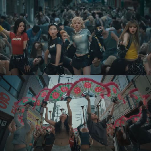블랙핑크  '뛰어(JUMP)' 뮤직비디오. [사진=뮤직비디오 캡처]