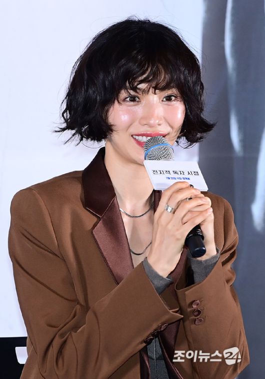 배우 나나가 15일 오후 서울 삼성동 메가박스 코엑스에서 열린 영화 '전지적 독자 시점'(감독 김병우) 언론시사회에 참석하고 있다. [사진=정소희 기자]