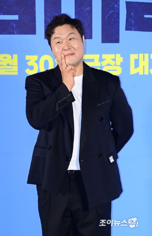 배우 윤경호가 30일 오전 서울 CGV 용산아이파크몰에서 열린 영화 '좀비딸' (감독 필감성) 제작보고회에 참석하고 있다. [사진=정소희 기자]