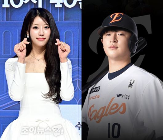 미주와 이진영이 열애설이 났다. [사진=조이뉴스24/한화이글스 홈페이지]